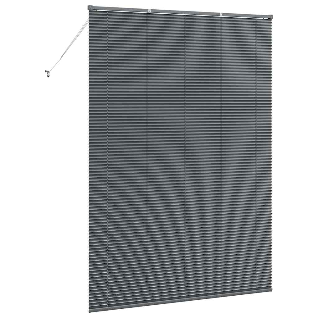 Venetiaanse jaloezieën Donkergrijs 220 x 155 cm Aluminium