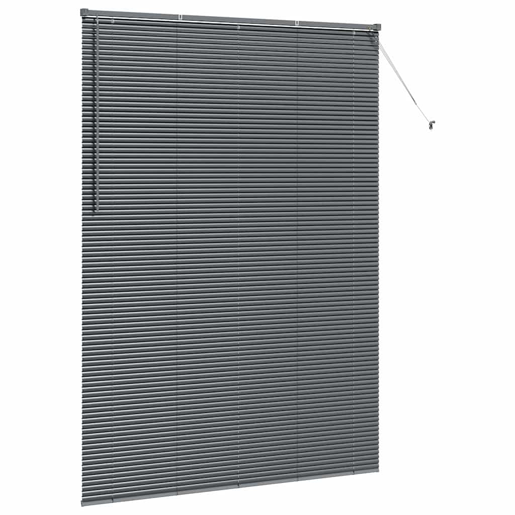Venetiaanse jaloezieën Donkergrijs 220 x 160 cm Aluminium