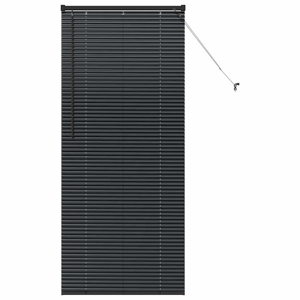 Venetiaanse jaloezieën Zwart 175 x 80 cm Aluminium