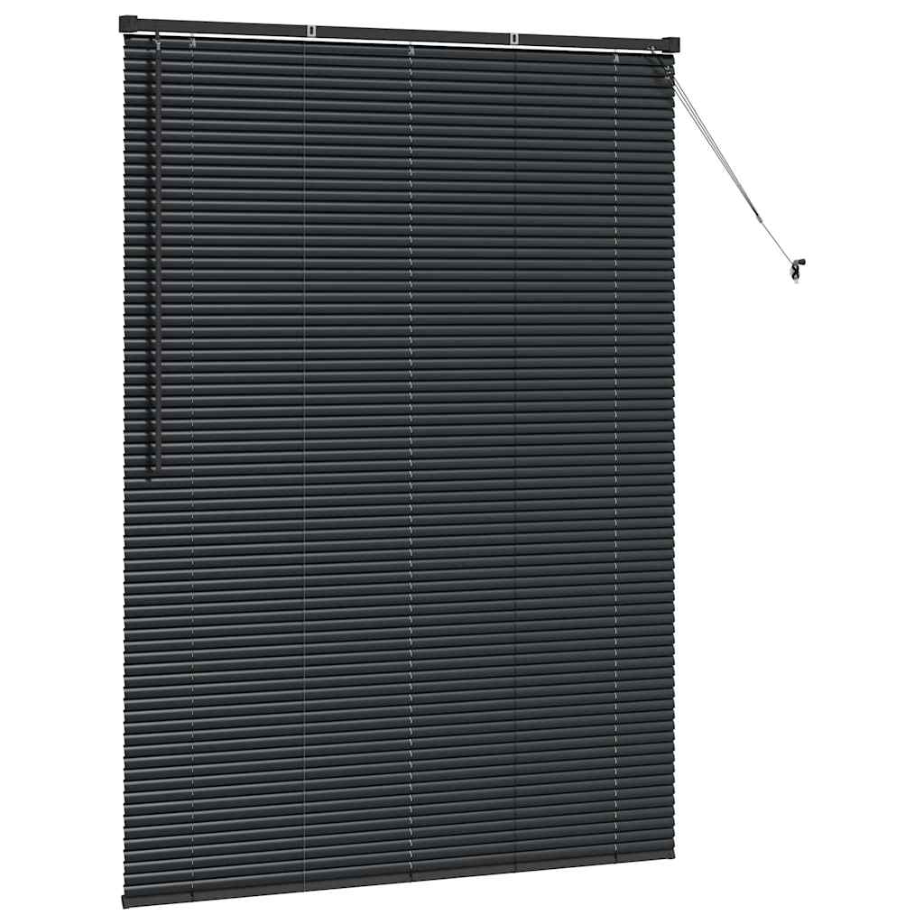 Venetiaanse jaloezieën Zwart 175 x 135 cm Aluminium