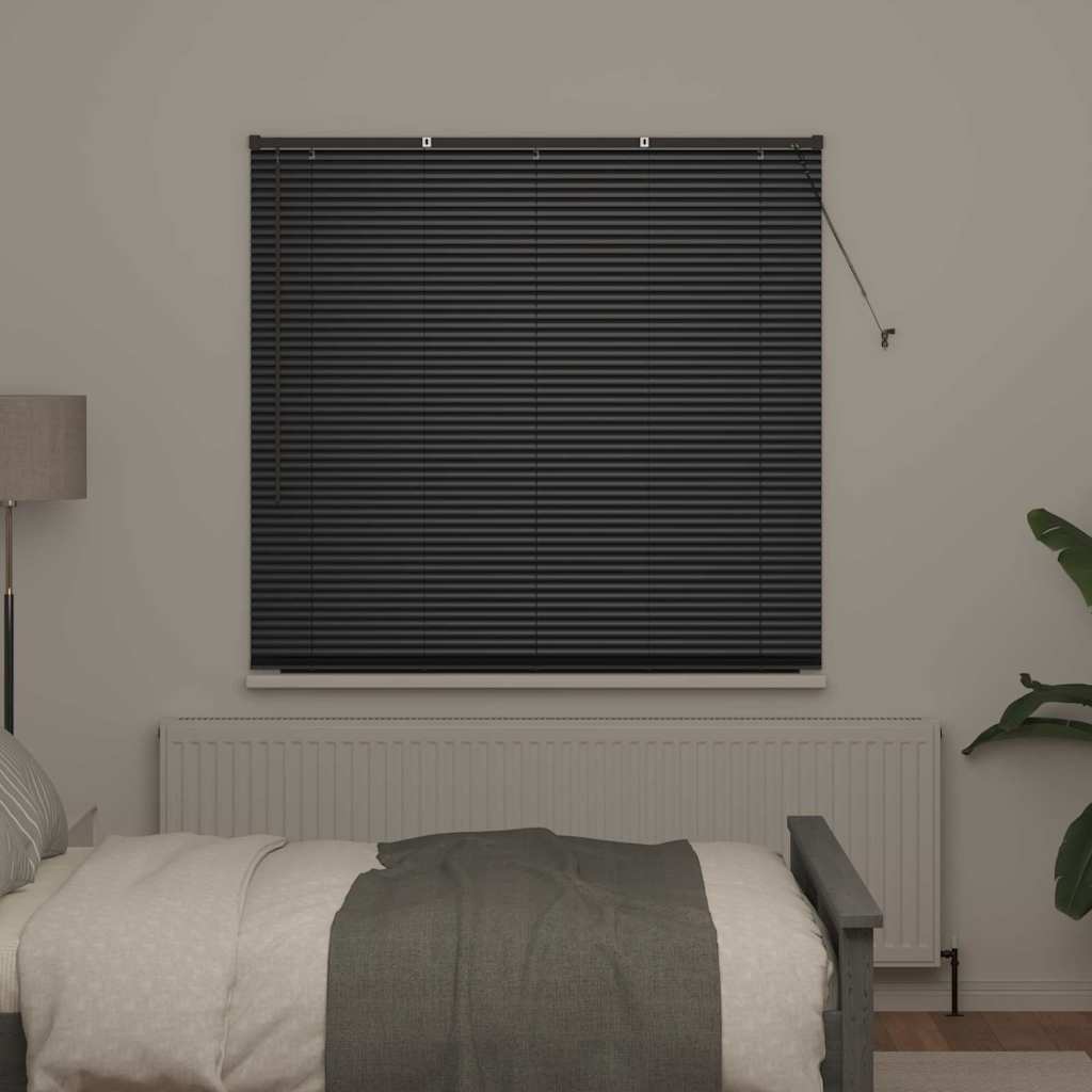 Venetiaanse jaloezieën Zwart 175 x 145 cm Aluminium