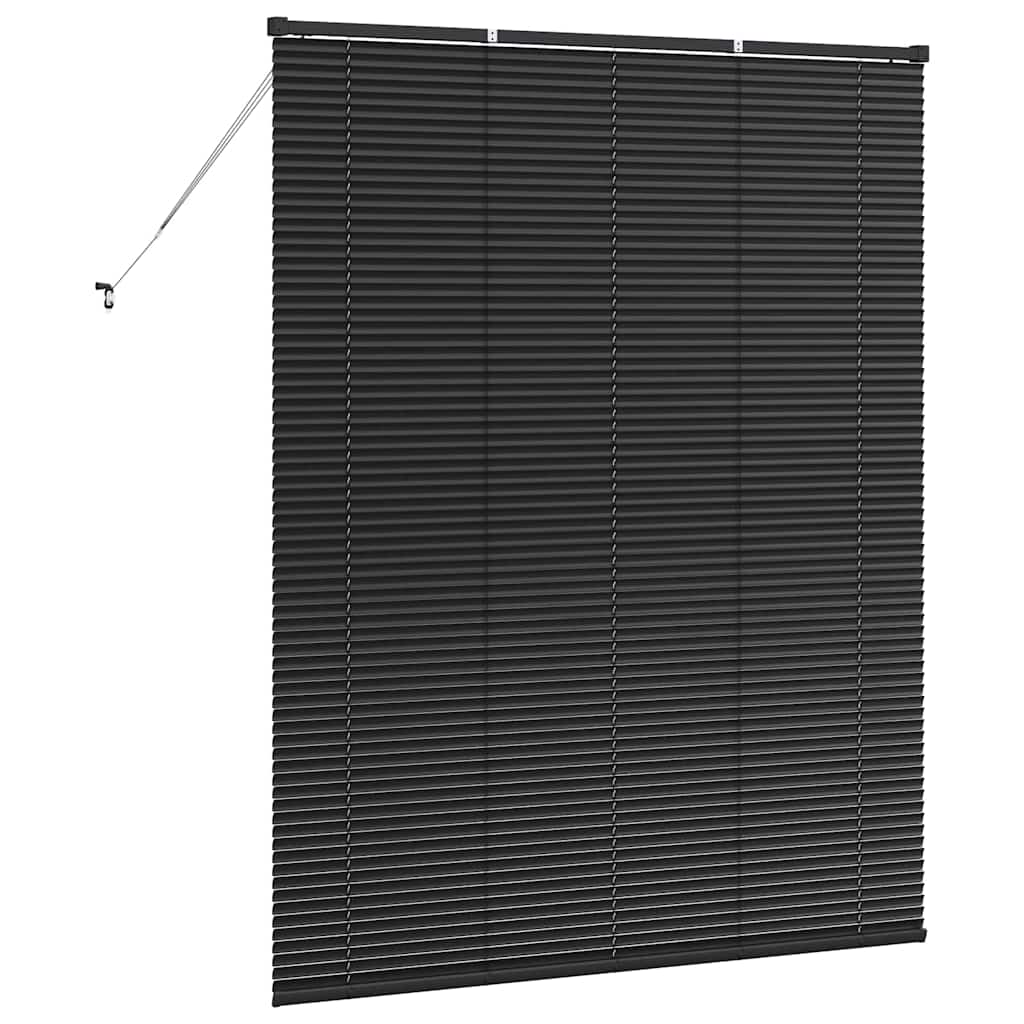 Venetiaanse jaloezieën Zwart 175 x 145 cm Aluminium