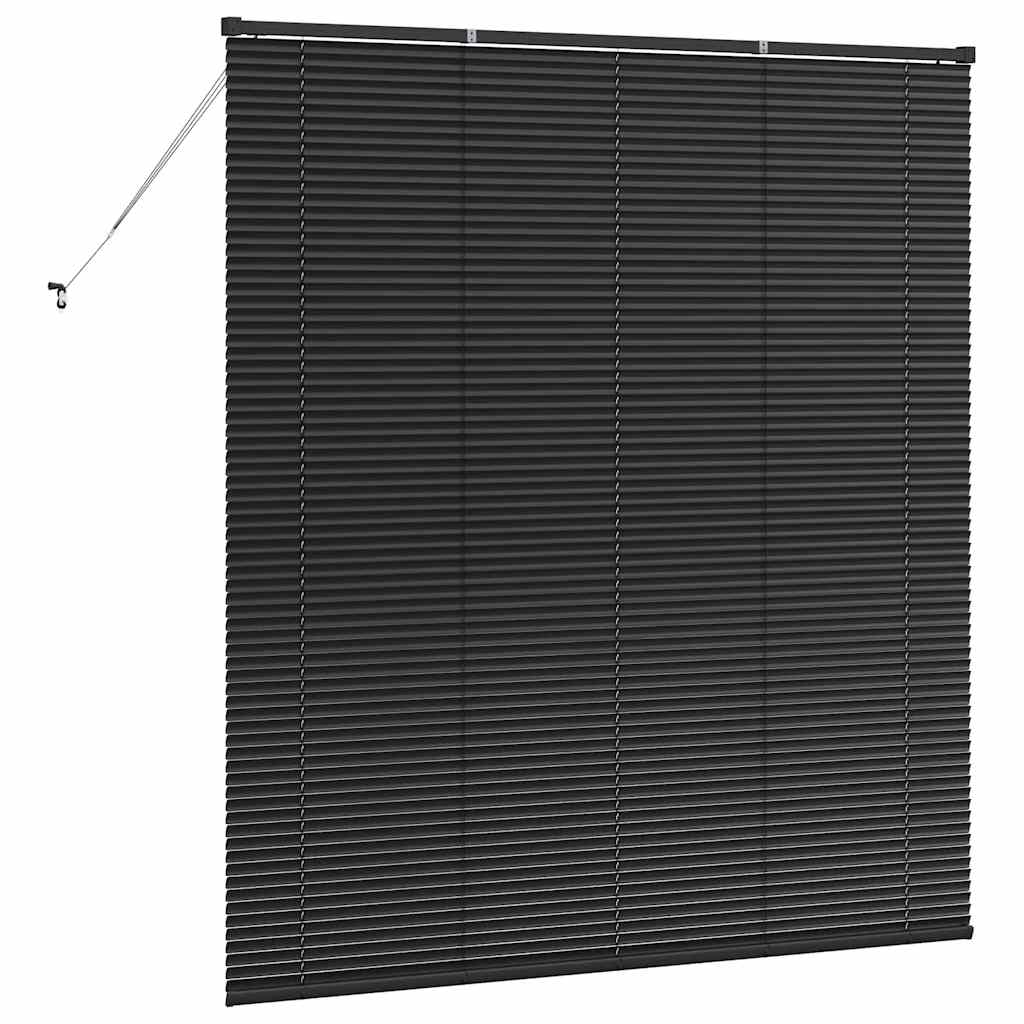 Venetiaanse jaloezieën Zwart 175 x 155 cm Aluminium
