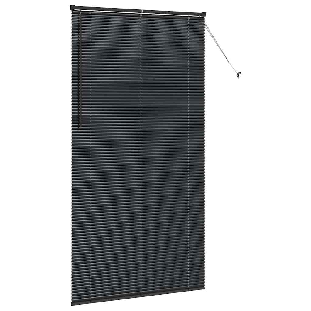 Venetiaanse jaloezieën Zwart 220 x 110 cm Aluminium