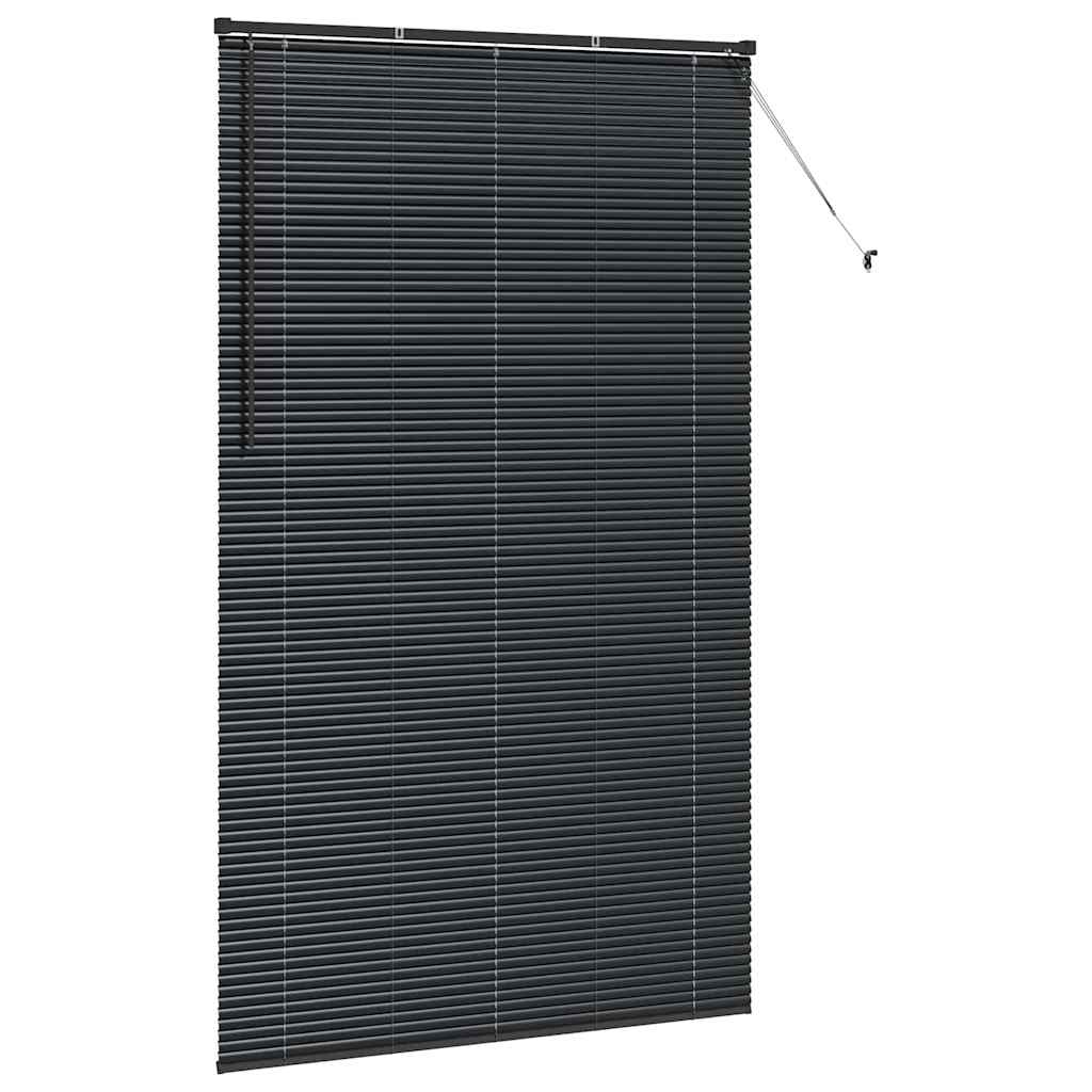 Venetiaanse jaloezieën Zwart 220 x 135 cm Aluminium