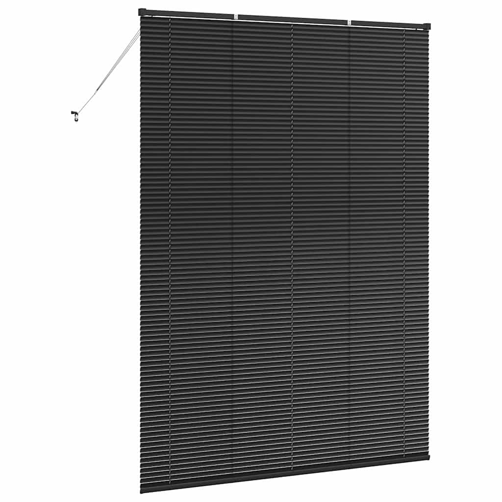 Venetiaanse jaloezieën Zwart 220 x 155 cm Aluminium