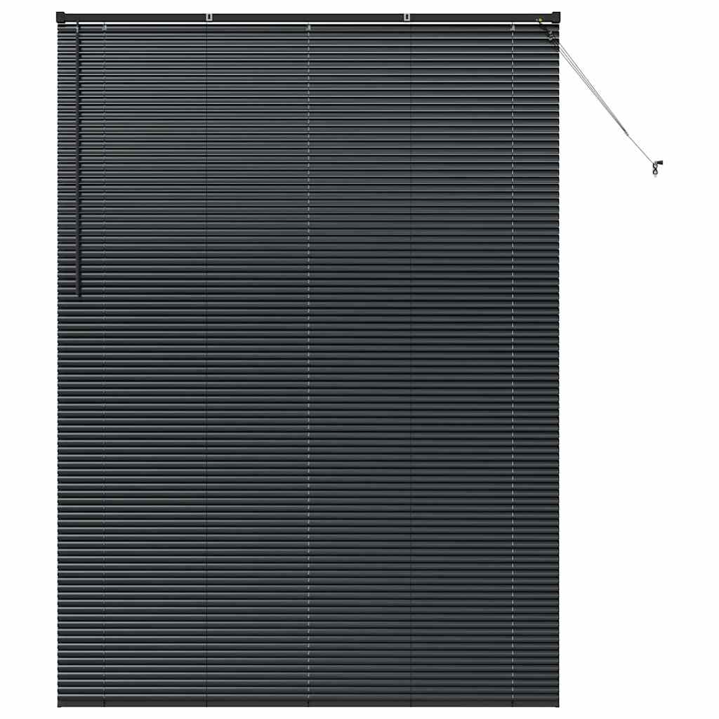 Venetiaanse jaloezieën Zwart 220 x 155 cm Aluminium
