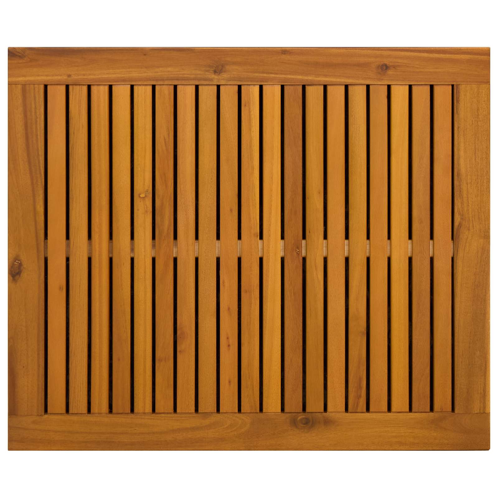 Tuinopslagdoos 185 L Massief Acaciahout 60 x 50 x 56 cm Zwart