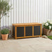 Tuinopslagdoos 185 L Massief Acaciahout 113 x 50 x 56 cm Zwart