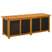 Tuinbox 243 L Massief Acaciahout 150 x 50 x 56 cm Zwart