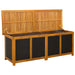Tuinbox 243 L Massief Acaciahout 150 x 50 x 56 cm Zwart