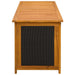 Tuinbox 243 L Massief Acaciahout 150 x 50 x 56 cm Zwart