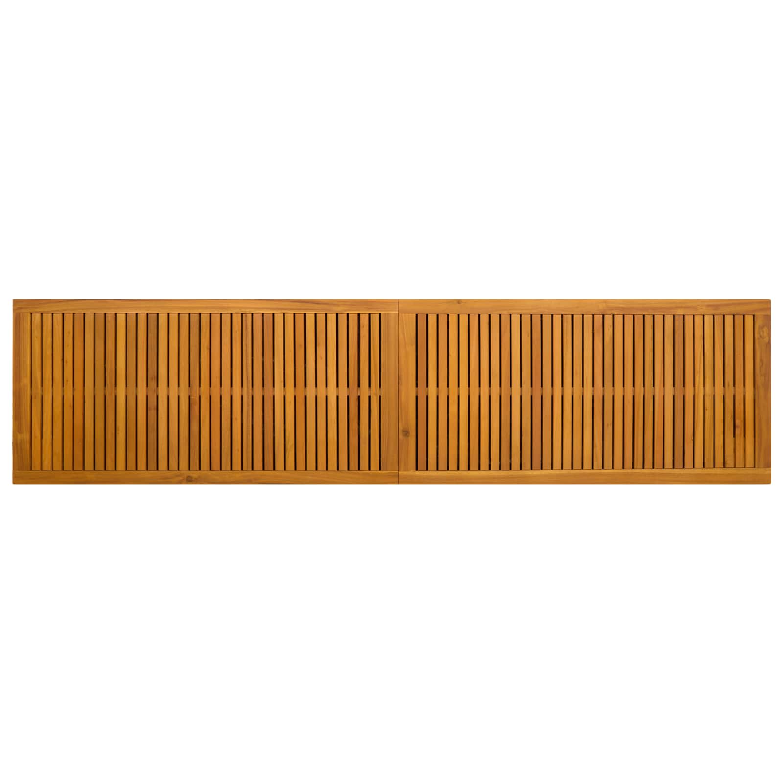 Tuinopslagdoos 185 L Massief Acaciahout 200 x 50 x 56 cm Zwart