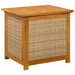 Tuinopslagdoos 185 L Massief Acaciahout 60 x 50 x 56 cm Beige
