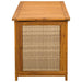 Tuinopslagdoos 185 L Massief Acaciahout 113 x 50 x 56 cm Beige