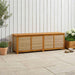 Tuinopslagdoos 185 L Massief Acaciahout 200 x 50 x 56 cm Beige
