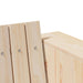 Tuinbank Naturel 134 x 60 x 62 cm Massief grenenhout