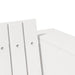 Tuinbank Wit 134 x 60 x 62 cm Massief grenenhout