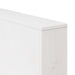 Tuinbank Wit 134 x 60 x 62 cm Massief grenenhout