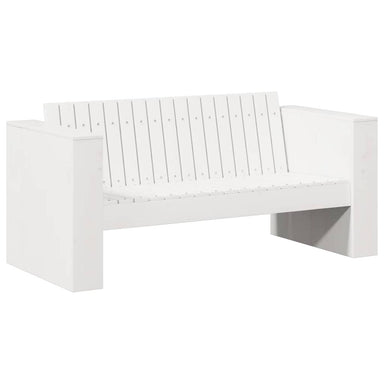 Tuinbank Wit 134 x 60 x 62 cm Massief grenenhout