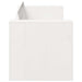 Tuinbank Wit 134 x 60 x 62 cm Massief grenenhout