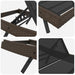 Ligstoel 197 x 70 x 82 cm poly rattan
