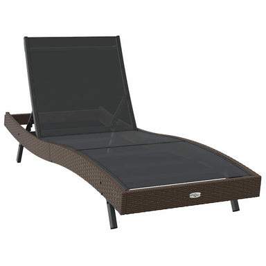 Ligstoel 197 x 70 x 82 cm poly rattan