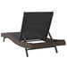 Ligstoel 197 x 70 x 82 cm poly rattan