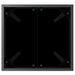 Ligstoel 2 st poly rattan Zwart en Bruin