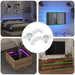 LED Strip Clips 23,8 mm 2 st Doorzichtig Kunststof en Ijzer