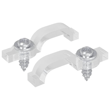 LED Strip Clips 23,8 mm 2 st Doorzichtig Kunststof en Ijzer