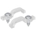 LED Strip Clips 23,8 mm 2 st Doorzichtig Kunststof en Ijzer