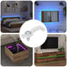 LED Strip Clips 23,8 mm 12 st Doorzichtig Kunststof en Ijzer