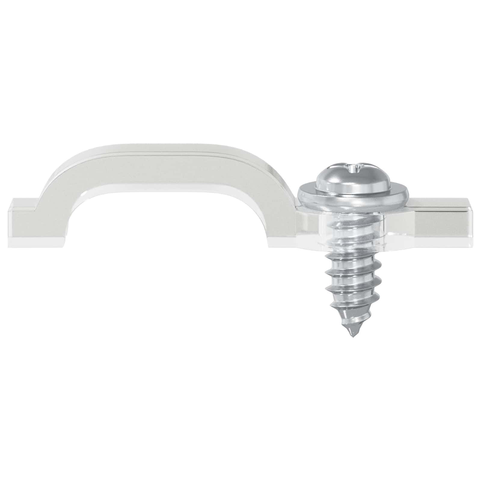LED Strip Clips 23,8 mm 12 st Doorzichtig Kunststof en Ijzer