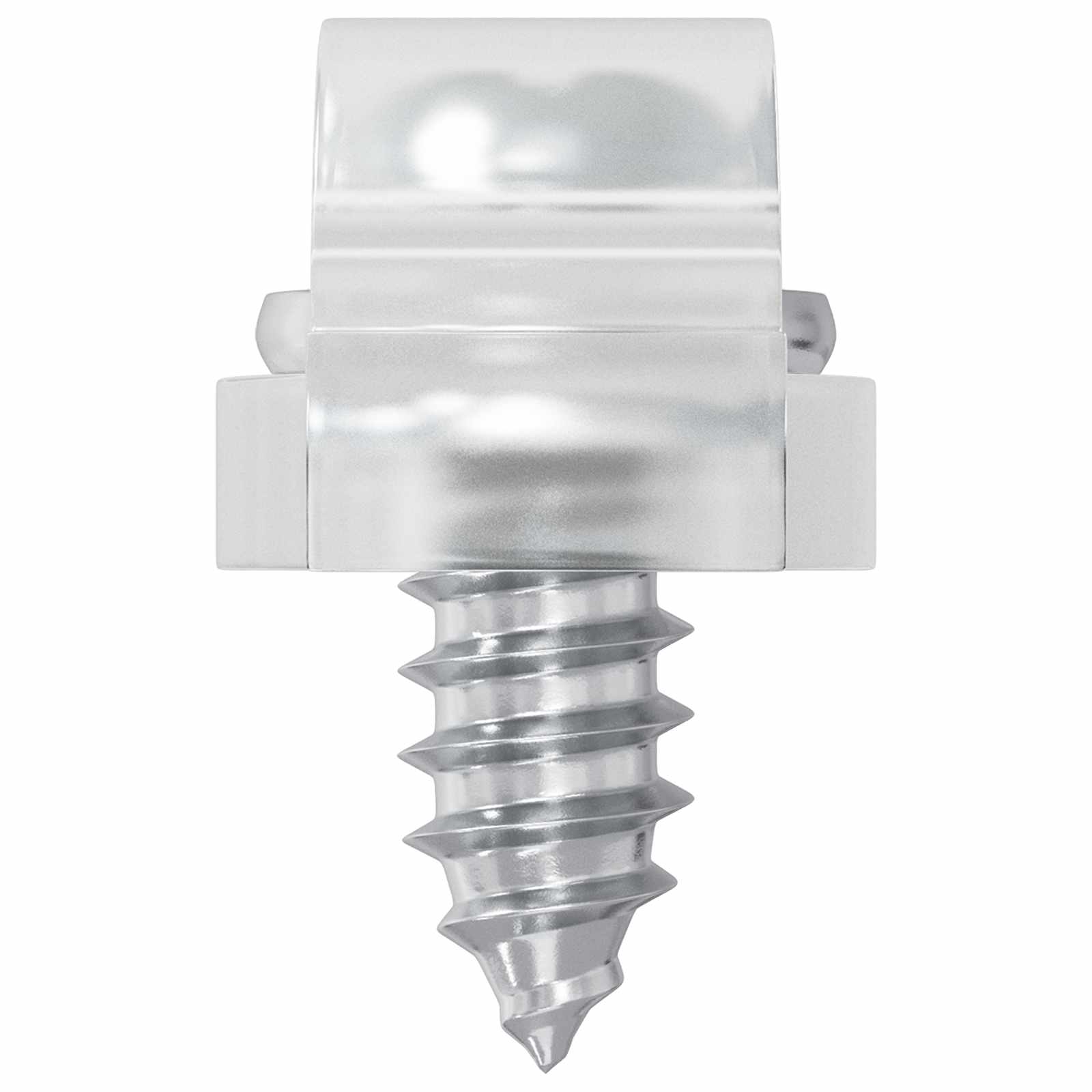 LED Strip Clips 23,8 mm 12 st Doorzichtig Kunststof en Ijzer