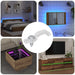 LED Strip Clips 23,8 mm 12 st Doorzichtig Kunststof en Ijzer