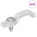 LED Strip Clips 23,8 mm 12 st Doorzichtig Kunststof en Ijzer