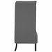 Hoge Rug Bank 101cm Donkergrijs Stof