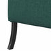 Hoge Rug Bank Donkergroen 109 x 56 x 121 cm Stof