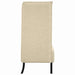 Hoge Rug Bank 101cm Crème Stof