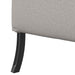 Hoge Rug Bank Wolken grijs 109 x 56 x 121 cm Stof