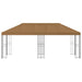 Tuinprieel 6 x 3 m Beige Polyester en staal 190 gsm