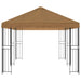 Tuinprieel 6 x 3 m Beige Polyester en staal 190 gsm