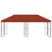 Tuinprieel 6 x 3 m Terracotta Polyester en staal 190 gsm