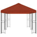 Tuinprieel 6 x 3 m Terracotta Polyester en staal 190 gsm