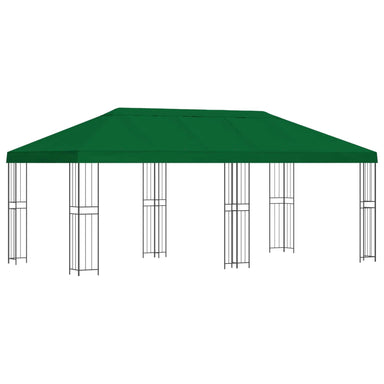 Tuinprieel 6 x 3 m Groen Polyester en staal 190 gsm