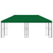 Tuinprieel 6 x 3 m Groen Polyester en staal 190 gsm