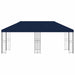 Tuinprieel 6 x 3 m Blauw Polyester en staal 190 gsm