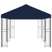 Tuinprieel 6 x 3 m Blauw Polyester en staal 190 gsm