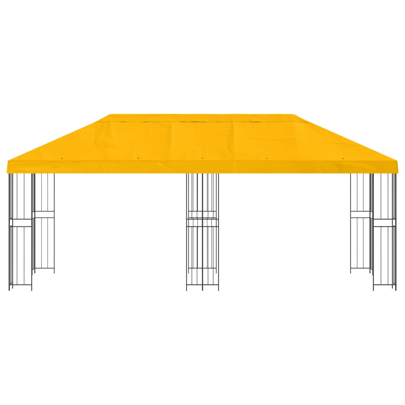 Tuinprieel 6 x 3 m Geel Polyester en staal 190 gsm